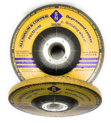 Muela abrasiva de aluminio sin la carga (no carga al moler de aluminio, de cobre y no ferroso)